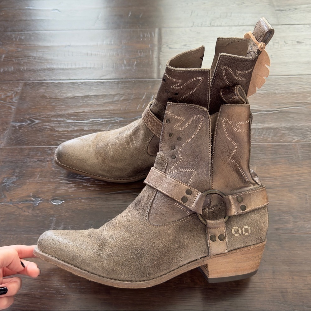 Bed Stu Canada Leather Ankle Booties Size 9‎ Women - Picture 6 of 13